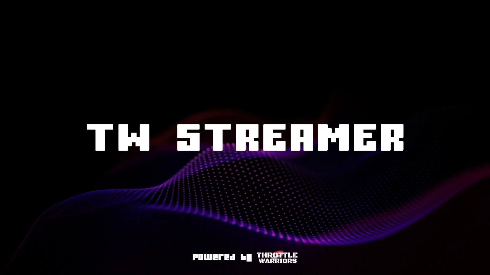 TW Streamer appliance